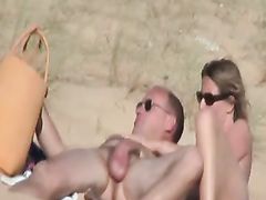 Beach Fucking with Mature Couple Caught on Camera