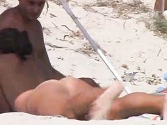 Nudists Couples Sex on the Beach